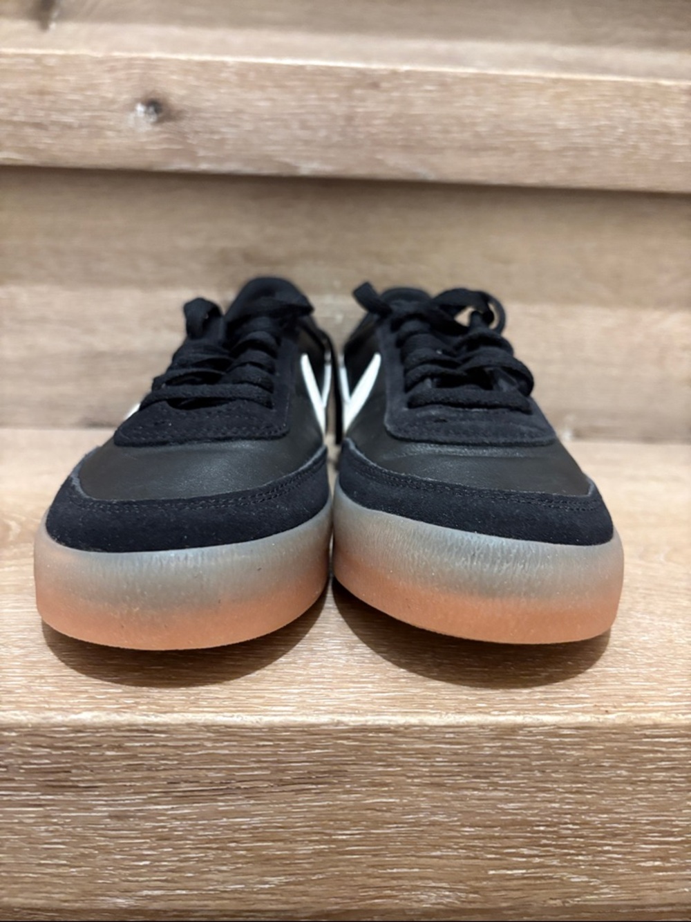 NEW [Nike] Killshot 2 Low Top Sneakers Black/Gum Yellow/Sail Womens 6.5, Youth 5 - Picture 9 of 12